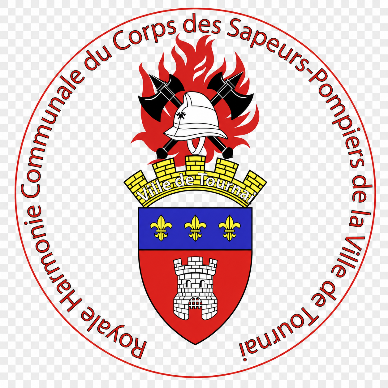 Logo de l'Harmonie des Pompiers de Tournai